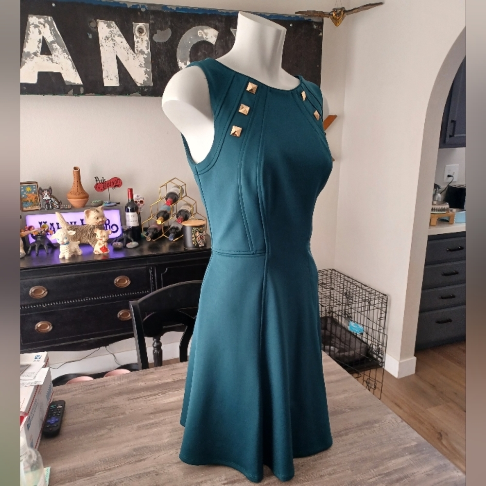 Vince Camuto Skater Dress with Studs